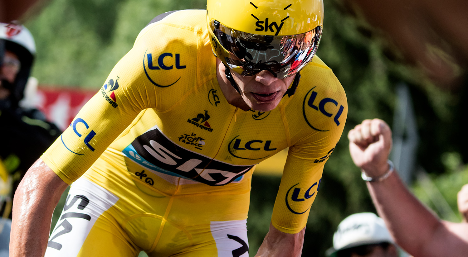 Chris Froome, Team Sky. Stage 18