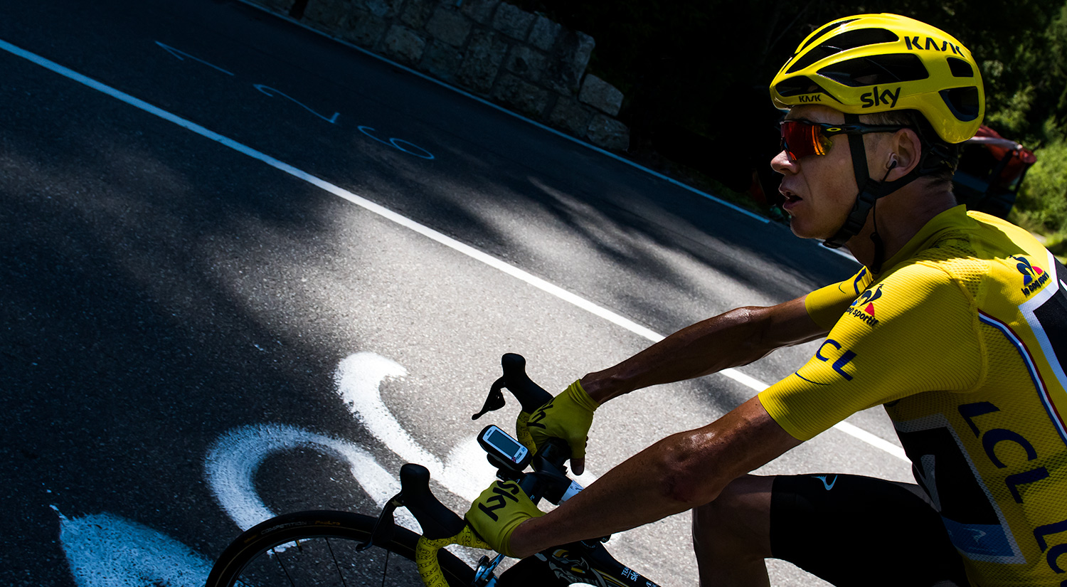 Chris Froome, Team Sky. Stage 17