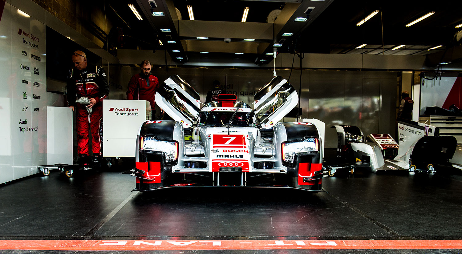 André Lotterer, Marcel Fässler, Benoît Tréluyer - No. 7 Audi Sport Team Joest,  6 Hours of Spa-Francorchamps, Belgium, 2015
